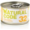 Natural Code Soft Jelly 32 Tonno Amaranto e Mirtilli 85 gr Per Gatti