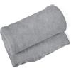 SETEX Coperta 85% cotone/15% poliestere, coperta leggera come decorazione per camera, camera da letto e altro ancora, copriletto 200 x 150 cm, grigio chiaro/grigio scuro melange