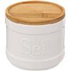 5 five simply smart 5five - scatola di sale in ceramica bianca naturéo