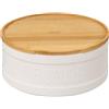 5 five simply smart Scatola biscotti natureo in ceramica bianca