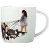 Maxwell & Williams DX1068 Tazza da caffè 400 ml - Serie Best Furry Friends - Porcellana con buccia per cani colorata in confezione regalo