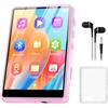 ZAQE 64GB Lettore MP3 Bluetooth 5.3, lettore MP3 sportivo portatile ZAQE con schermo a colori TFT da 2,4, altoparlanti HD, radio FM, lettore di eBook, supporto fino a 128 GB (rosa)