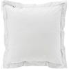 douceur d'intérieur, Federa per cuscino (63 x 63 cm) percalle bianco, percalle di cotone