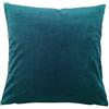 Home Fashion 66556 - 128 Petrol H: 40 x B: 40 cm Federa Velluto French Velvet