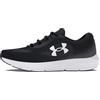 Under Armour Ua Charged Rogue 4, Scarpa da corsa Uomo, Black White White, 43 EU