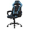 DRIFT Gaming Chair - DR50BL - Sedia da gioco professionale, regolabile in altezza, seduta a dondolo, braccioli imbottiti, similpelle, 67 x 122-131 x 67 cm, nero/blu