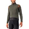Castelli Alpha Ros 2 Light Jacket, Giacca Unisex-Adulto, Military Green/Fiery Red-Black, M