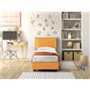 EvergreenWeb LETTO SINGOLO CONTENITORE - ARLES Giallo senape