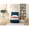 EvergreenWeb LETTO SINGOLO CONTENITORE - ARLES Blue
