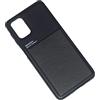Kepuch Mowen Cover Custodia Case Piastra Metallica Incorporata per Samsung Galaxy M31S - Nero