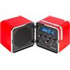 Brionvega - Radio Cubo 50° Anniversario Arancio Sole - Radiosveglia Digitale DAB+/FM, Bluetooth, Display LCD, Batteria ricaricabile al litio