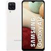 Samsung Galaxy A12, Smartphone, Display 6.5 HD+, 4 Fotocamere Posteriori, 64 GB Espandibili, RAM 4 GB, Batteria 5000 mAh, 4G, Dual Sim, Android 10, 205 g, Ricarica Rapida, Bianco