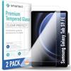 smartect Vetro Temperato [2 Pezzi, Clear] compatibile con Samsung Galaxy Tab S10 FE / S9 FE, Pellicola Protettiva HD Anti Graffio, Senza Bolle, Durezza 9H, 0.3mm Ultra Trasparente