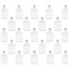APH 20 bottiglie di vetro vuote da 100 ml con tappo a vite da riempire da soli, da 0,1 l