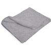 SETEX Coperta di alta qualità, 85% cotone/15% poliestere, coperta come decorazione per camera, camera da letto e altro ancora, copriletto da 200 x 150 cm, grigio chiaro