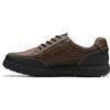 Clarks Mapstone LoGTX Mens Dark Brown Lea, 7.5