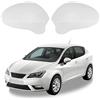 Opaltool Copertura Specchietto Retrovisore per Seat Ibiza 6J Leon Exeo 2008-2017 | Tappo Copri Specchietto, Sinistro+Destro