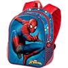 Marvel Spiderman Courageous-Zaino 3D Piccolo, Multicolore, 26 x 31 cm, Capacità 8,5 L