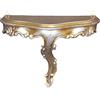 LIGUORO SHOP Mensola In Stile Barocco Veneziano Console Finto Vintage Shabby Chic cm 23 x 18 x 10 (Oro/Argento)
