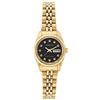 Armitron Orologio da polso da Donna, 75/2475, impreziosito da veri cristalli, funzione datario, Oro/Nero