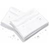 HEEPDD Fascia da Polso per Esercizi, Polsino di Raffreddamento Unisex Seta di Ghiaccio 2 Pezzi Elastico Traspirante Pulizia Facile per Pong (Bianco)