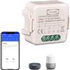 Yueyang WiFi Smart Light Switch Modulo interruttore fai-da-te Smart Life/Tuya APP Telecomando, Lavorare con Alexa Echo Google Home (1c switch)