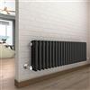 Warmehaus - Radiatore orizzontale tradizionale in ghisa, 3 colonne, colore antracite, 300 x 1010 mm, moderno riscaldamento centralizzato, ideale per bagno, cucina, corridoio, soggiorno