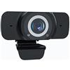 Aiwjeakh Webcam Full HD 1080P Webcam Messa a fuoco manuale con microfono Webcam USB per PC Laptop Desktop