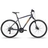 HEAD I- Peak 1.0, Bicicletta da Cross Unisex Adulto, Grigio Opaco/Arancione, 55