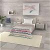 Italian Bed Linen Trapuntino Estivo Linea BASIC Made in Italy Copriletto Stampato in Morbida Microfibra - Trapunta Primavera Estate Mezza Stagione - Love lines, Singolo 160x240cm