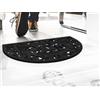GEMITEX ZERBINO IRON MADE IN ITALY, SEMIOVALE 40X60CM, NERO, PULISCE A FONDO, LUNGA DURATA, ECOSOSTENIBILE, LAVABILE FACILMENTE CON UN GETTO D'ACQUA