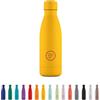 Cool Bottles - Borraccia Termica in Acciaio Inox - 350 ml - Vivid Yellow - 23,5 x 7 cm - Bottiglia Termica Ermetica - Bevande Fredde 36 Ore e Calde 18 Ore - Triple Parete -Cool Technology - Senza BPA