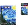 CARMANI,Magneti decorativi per frigorifero, lavagna bianca, bacheca, frigorifero, aula, magneti artistici per gli amanti dell'arte ispirati a Vincent Van Gogh, dipinti della notte stellata 4.5x7 cm