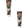 Perfecto Cat pasta di malto con formaggio | Confezione Doppia | 2 x 100 g | Alimento complementare per gatti | Crema premio con malto, formaggio & effetto anti-palle di pelo | In tubo pratico