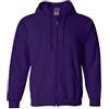 YiLianDa Felpa con Cappuccio Uomo Zip Hooded Sweatshirt Hoodie Cappotto Giacca Pullover Viola 2XL