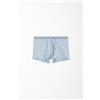 Tezenis Boxer Basic Bimbo In Cotone Colorato Bambino Azzurro