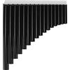 GZD Flauto di Pan ABS Facile da Imparare, 16 Tubi, Chiave in Do, Nero