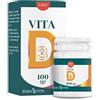 ERBA VITA Integratore Alimentare Vitamina D Vegan, Capsule in Pilloliera, 100 Compresse