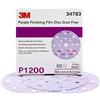 3M 34783 DISCHI ABRASIVI 260L+ PURPLE P1200 PEZZI 50