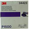 3M 34423 DISCHI ABRASIVI FLESSIBILI P1500 PEZZI 25