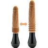 Blush Dr. Skin Silicone Dr. Arthur Thrusting Gyrating Vibrating Dildo Tan