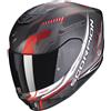 Scorpion casco integrale Exo-391 Haut - Nero opaco Argento Rosso taglia L