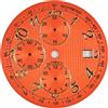 Quadrante chrono VALJOUX 7750 calendario ore 3 diametro 35,00 mm cifre arabe