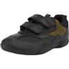 Geox Jr Wader A, Scarpe da Ginnastica, Nero (Black Military), 29 EU