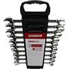 GEDORE Red Chiave Combinata a Cricchetto Aperta, Set di 10 Pezzi, Bocca con Cricchetto, 10-19 mm, R05905010
