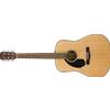 Fender CD-60S Left Hand Chitarra Acustica Mancina Walnut Natural