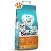 Sanicat Lettiera Agglomerante Cumpling Vaniglia e Mandarino - Sacco Da 8 Lt