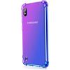 HUANGTAOLI Custodia per Samsung Galaxy A10, Rinforzare la con Angoli Protettiva Silicone Colorato Bumper Cover per Samsung Galaxy A10