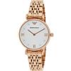 Emporio Armani Orologio Donna, movimento a due lancette, cassa in acciaio inossidabile oro rosa 32 mm con bracciale in acciaio inossidabile, AR11267