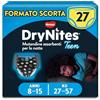 DryNites Huggies Drynites Mutandine Assorbenti per la Notte per Bambino, Taglia L (27-57 Kg), Confezione da 27 Pezzi (9x3)